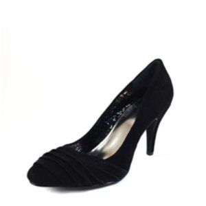 Style & Co Women's Mona Pump Black Suede 9.5M
